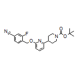 1-Boc-4-[6-[(4-氰基-2-氟苄基)氧基]-2-吡啶基]哌啶