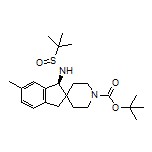 (S)-1’-Boc-1-[[(R)-叔丁基亚磺酰基]氨基]-6-甲基-1,3-二氢螺[茚-2,4’-哌啶]