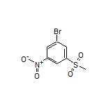 1-溴-3-(甲砜基)-5-硝基苯