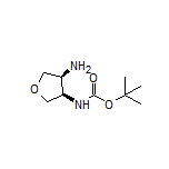 (3R,4S)-N3-Boc-四氢呋喃-3,4-二胺