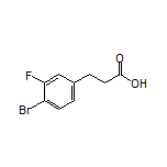 3-(4-溴-3-氟苯基)丙酸