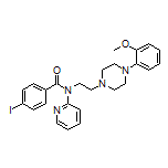 4-碘-N-[2-[4-(2-甲氧基苯基)-1-哌嗪基]乙基]-N-(2-吡啶基)苯甲酰胺