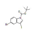 1-Boc-5-溴-3-碘吲哚