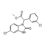2-(5-氯-2-氧代-2,3-二氢-1-苯并咪唑基)-2-(3-氯苯基)乙酸甲酯