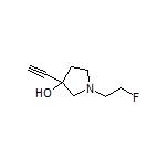 3-乙炔基-1-(2-氟乙基)吡咯烷-3-醇