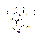 6-[双(Boc)氨基]-5-溴-[1,2,4]三唑并[1,5-a]吡嗪-8-醇