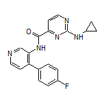2-(环丙基氨基)-N-[4-(4-氟苯基)吡啶-3-基]嘧啶-4-甲酰胺
