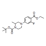 1-Boc-4-[4-(乙氧基羰基)-3-氟苯基]-2-甲基哌嗪