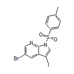 5-溴-3-碘-1-对甲苯磺酰基-1H-吡咯并[2,3-b]吡啶