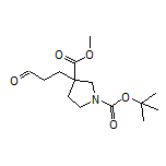 1-Boc-3-(3-氧代丙基)吡咯烷-3-甲酸甲酯