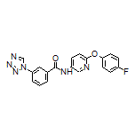 N-[6-(4-氟苯氧基)-3-吡啶基]-3-(1-四唑基)苯甲酰胺