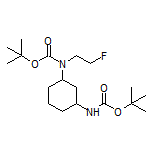 N1,N3-双(Boc)-N1-(2-氟乙基)环己烷-1,3-二胺