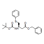 (R)-3-(Boc-氨基)-4-(苯硫基)丁酸苄酯