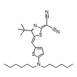 (Z)-2-[4-(叔丁基)-5-[[5-(二己基氨基)噻吩-2-基]亚甲基]噻唑-2(5H)-亚基]丙二腈