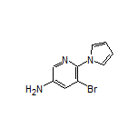 3-氨基-5-溴-6-(1-吡咯基)吡啶