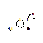 3-氨基-5-溴-6-(1-咪唑基)吡啶