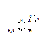 3-氨基-5-溴-6-(1H-1,2,4-三唑-1-基)吡啶
