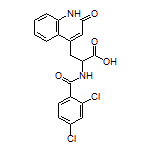 2-(2,4-二氯苯甲酰氨基)-3-(2-氧代-1,2-二氢喹啉-4-基)丙酸