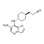 3-[反式-4-[(6-氨基呋喃并[3,2-b]吡啶-7-基)氨基]环己基]丙腈