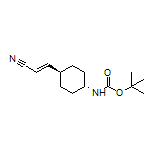 (E)-3-[反式-4-(Boc-氨基)环己基]丙烯晴