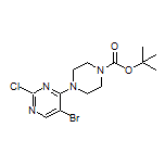 1-Boc-4-(5-溴-2-氯-4-嘧啶基)哌嗪