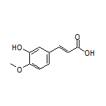 (E)-3-(3-羟基-4-甲氧基苯基)丙烯酸