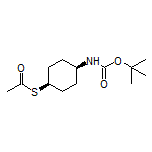 [4-(Boc-氨基)环己基]硫代乙酸酯