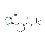 1-Boc-3-(5-溴-1-吡唑基)哌啶