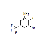3-溴-2-碘-5-(三氟甲基)苯胺