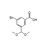 3-溴-5-(二甲氧基甲基)苯甲酸