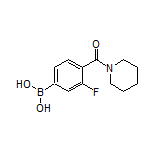 3-氟-4-(哌啶-1-羰基)苯硼酸