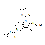 6,9-双(Boc)-2-溴-6,7,8,9-四氢-5H-吡咯并[2,3-b:4,5-c’]二吡啶