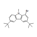 1-溴-3,6-二叔丁基-9-甲基-9H-咔唑