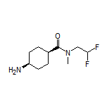顺式-4-氨基-N-(2,2-二氟乙基)-N-甲基环己烷甲酰胺