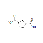 (1R,3S)-3-(甲氧基羰基)环戊烷甲酸