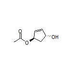 (1R,4R)-4-羟基环戊-2-烯-1-基乙酸酯