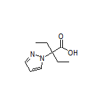 2-乙基-2-(1-吡唑基)丁酸