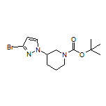1-Boc-3-(3-溴-1-吡唑基)哌啶