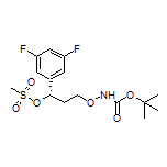 (S)-3-[(Boc-氨基)氧基]-1-(3,5-二氟苯基)丙基甲磺酸酯