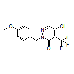 5-氯-2-(4-甲氧基苄基)-4-(三氟甲基)哒嗪-3(2H)-酮