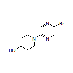 1-(5-溴-2-吡嗪基)哌啶-4-醇