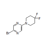 2-溴-5-(4,4-二氟-1-哌啶基)吡嗪