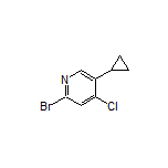 2-溴-4-氯-5-环丙基吡啶