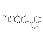 (E)-7-羟基-3-[2-(4-喹啉基)乙烯基]-2H-色烯-2-酮