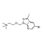 5-溴-3-碘-1-[[2-( 三甲基硅基)乙氧基]甲基]吡唑并[3,4-b]吡啶