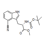 (S)-2-(Boc-氨基)-3-(4-氰基-3-吲哚基)丙酸甲酯