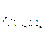 2-溴-4-[2-(4,4-二氟-1-哌啶基)乙氧基]吡啶