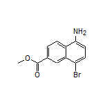 5-氨基-8-溴-2-萘甲酸甲酯