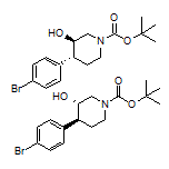 反式-1-Boc-4-(4-溴苯基)-3-羟基哌啶