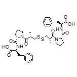 (2S,2S)-2,2-[[(2S,2S)-1,1-[(2S,2S)-3,3-二硫烷二基双(2-甲基丙酰基)]双(吡咯烷-2,2-羰基)]双(氮二基)]双(3-苯丙酸)